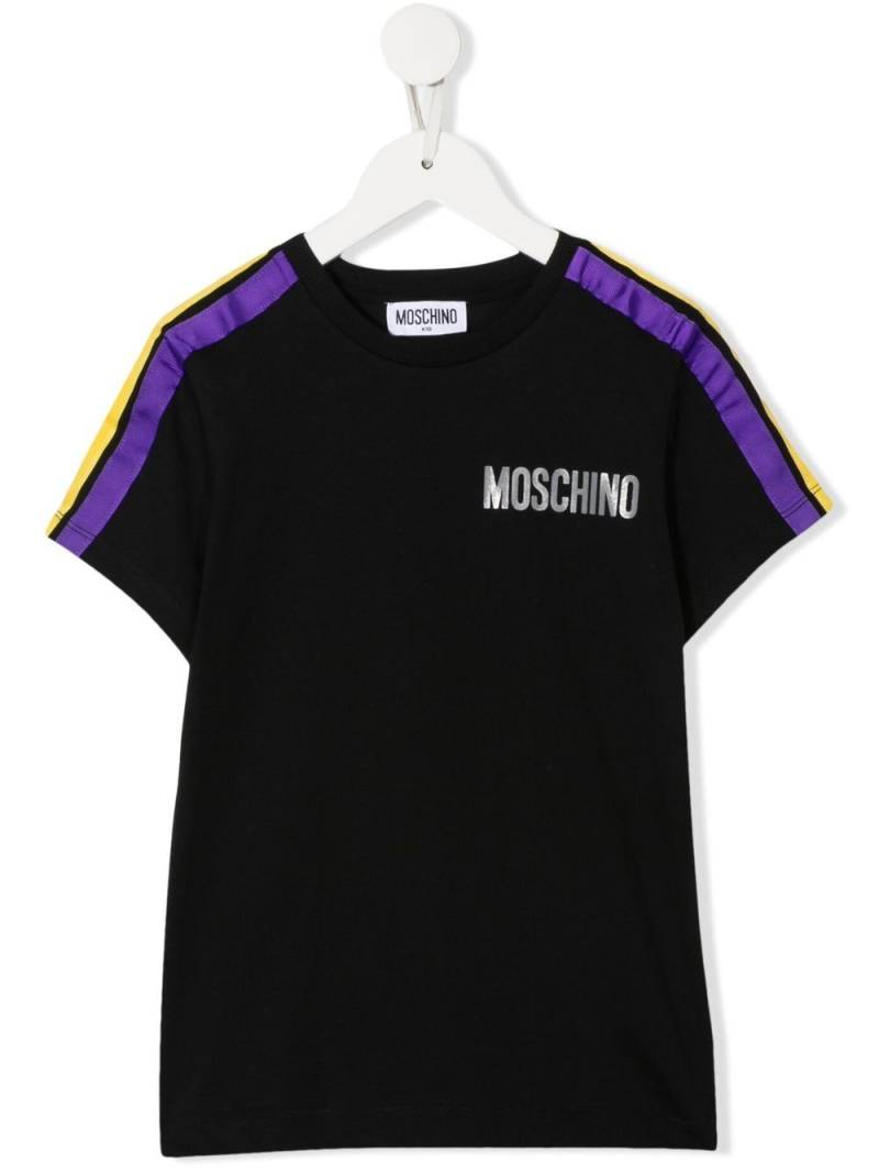 Moschino Kids T-Shirt mit Logo-Print - Schwarz von Moschino Kids