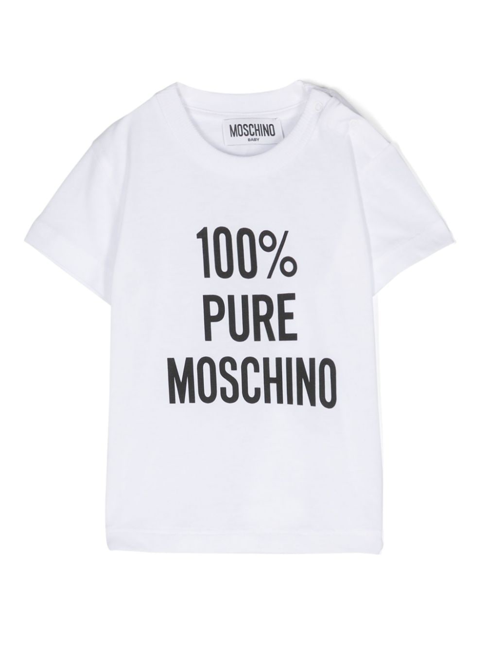 Moschino Kids T-Shirt mit Logo-Print - Weiß von Moschino Kids