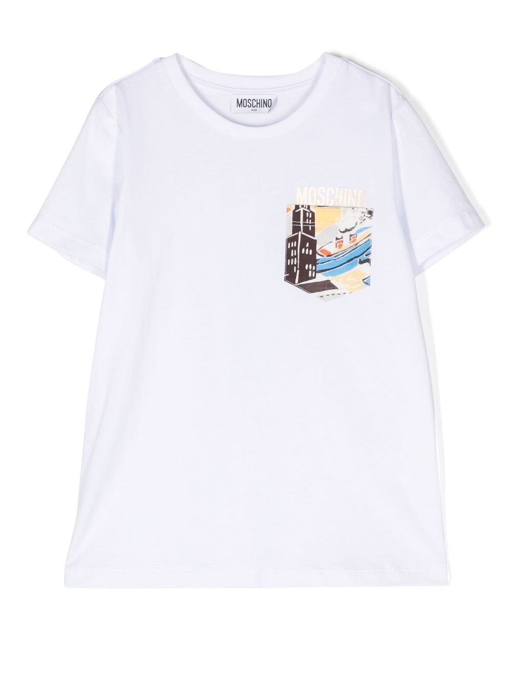 Moschino Kids T-Shirt mit Logo-Print - Weiß von Moschino Kids