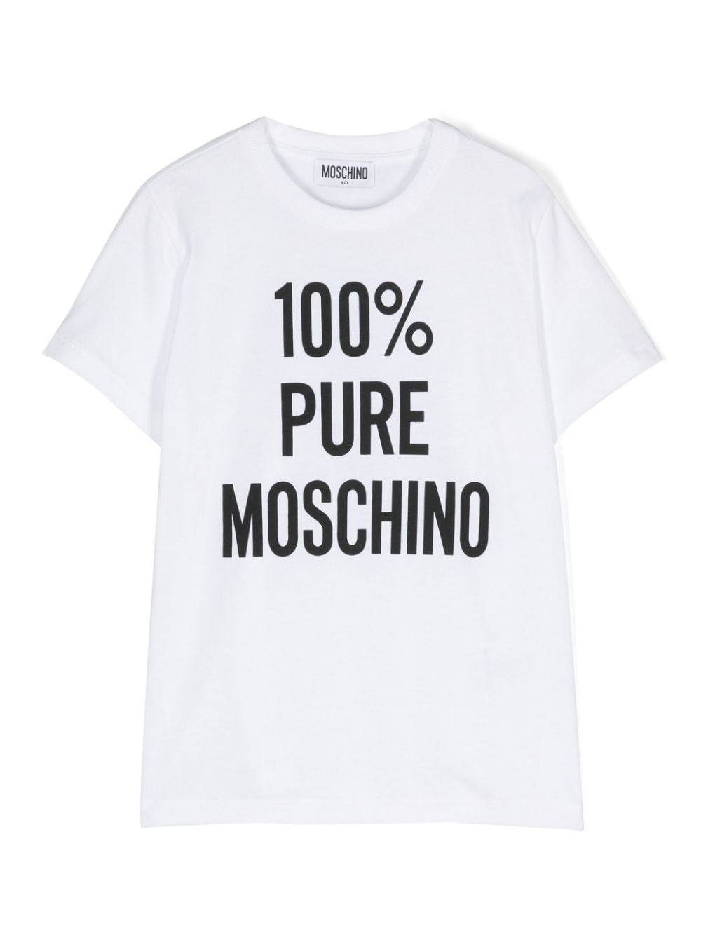 Moschino Kids T-Shirt mit Logo-Print - Weiß von Moschino Kids