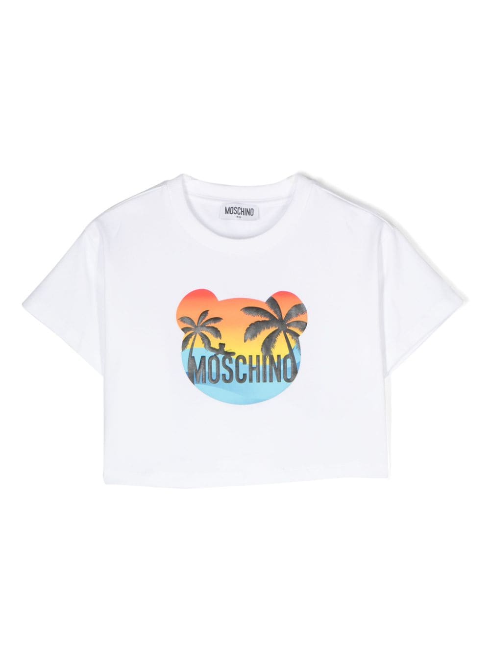 Moschino Kids T-Shirt mit Logo-Print - Weiß von Moschino Kids