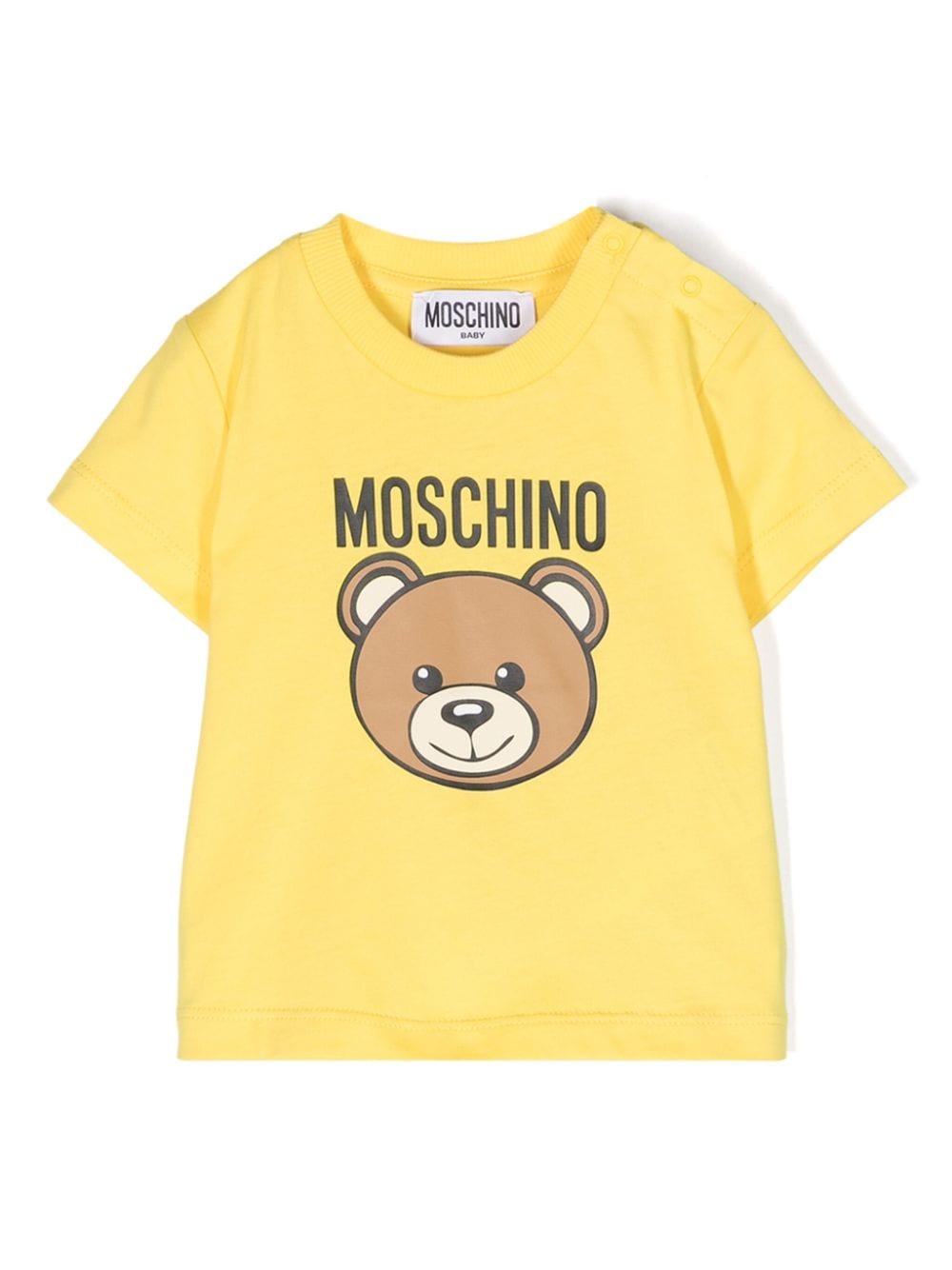 Moschino Kids T-Shirt mit Teddy - Gelb von Moschino Kids