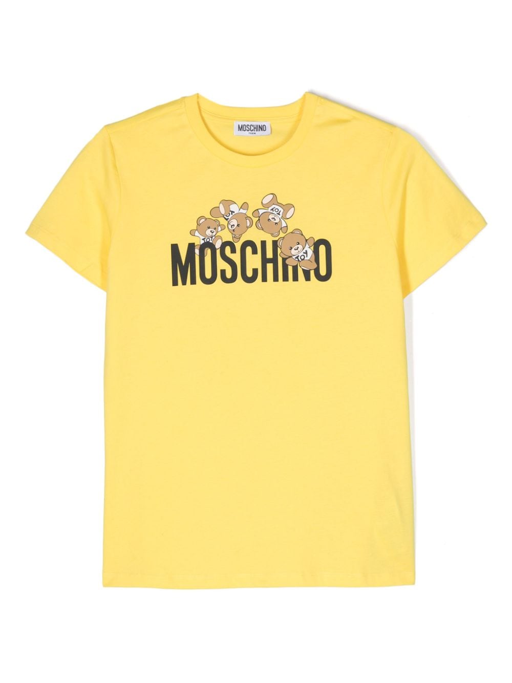 Moschino Kids T-Shirt mit Teddy-Print - Gelb von Moschino Kids