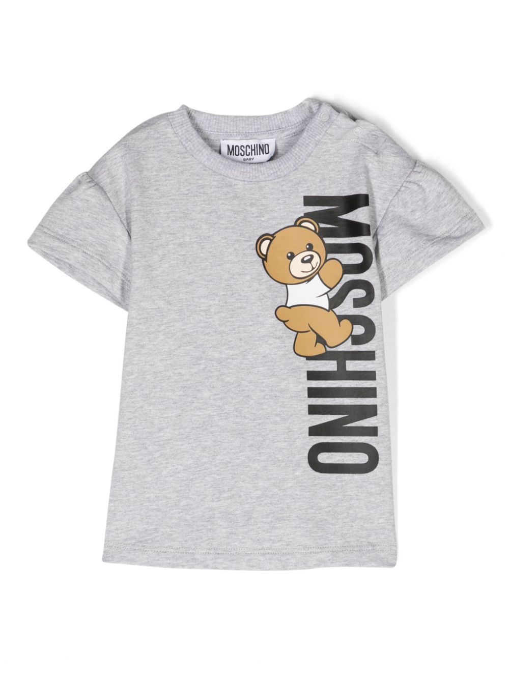 Moschino Kids T-Shirt mit Teddy-Print - Grau von Moschino Kids