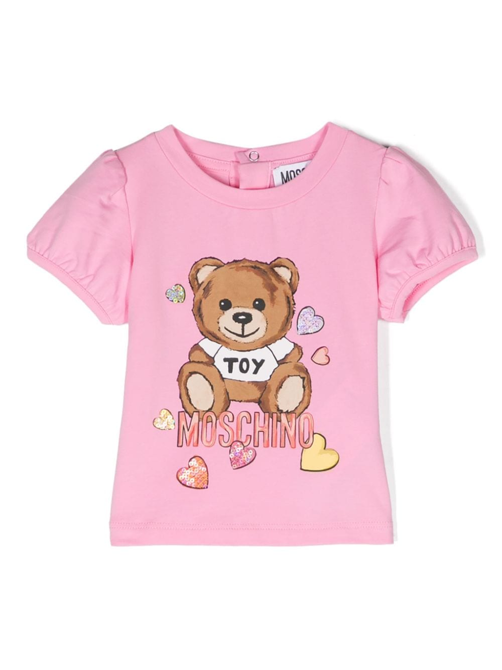 Moschino Kids T-Shirt mit Teddy-Print - Rosa von Moschino Kids