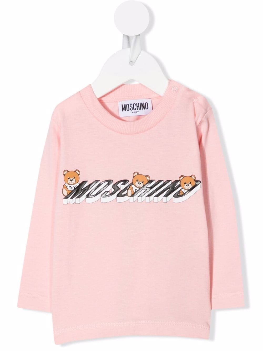 Moschino Kids T-Shirt mit Teddy-Print - Rosa von Moschino Kids