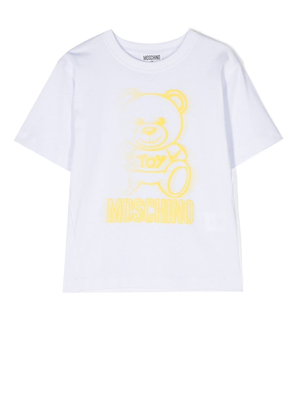 Moschino Kids T-Shirt mit Teddy-Print - Weiß von Moschino Kids