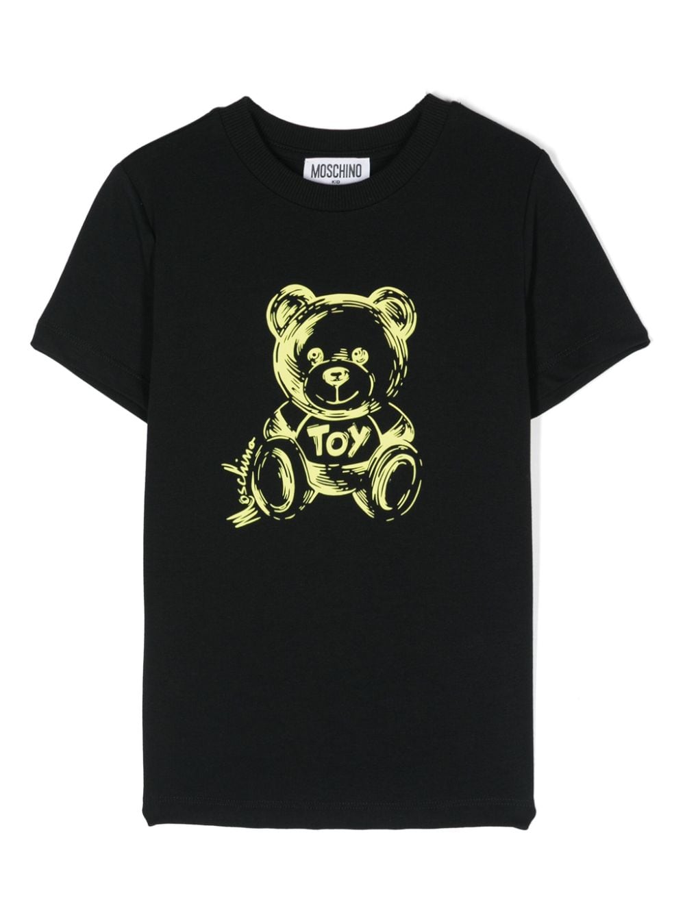 Moschino Kids T-Shirt mit Teddy - Schwarz von Moschino Kids