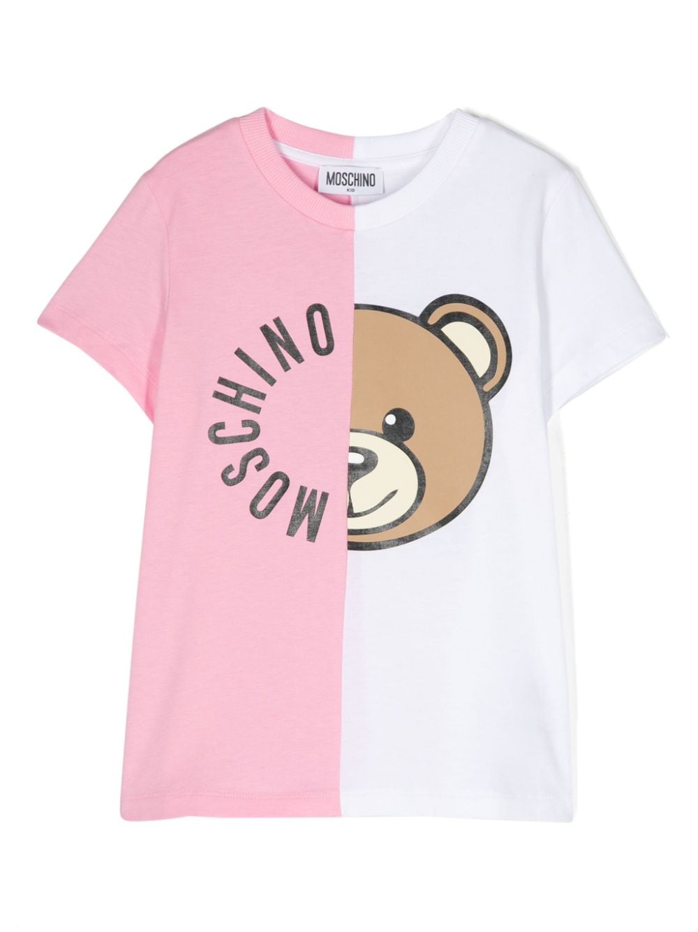 Moschino Kids T-Shirt mit Teddy - Weiß von Moschino Kids