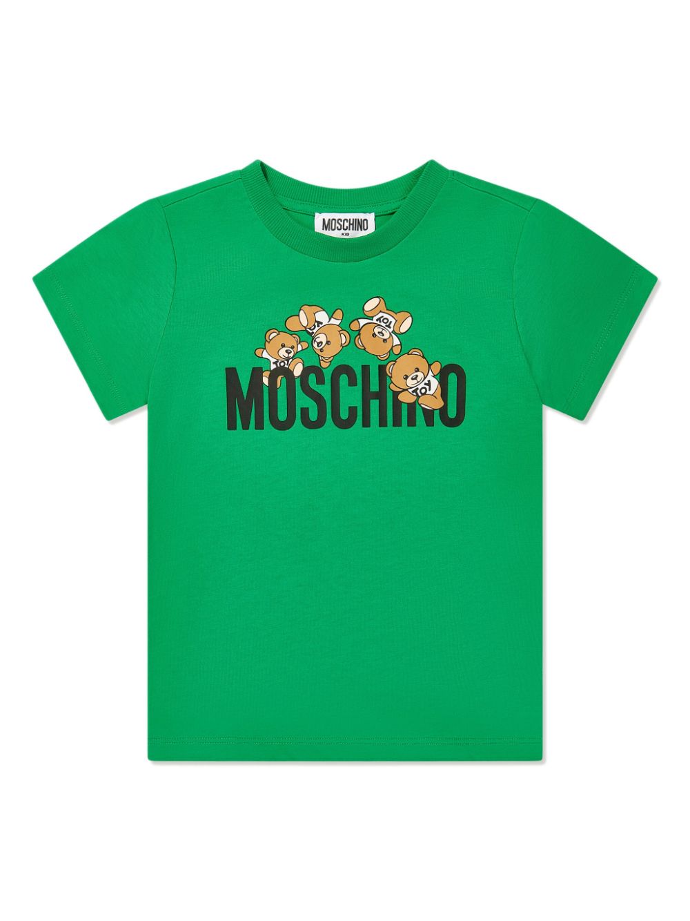 Moschino Kids T-Shirt mit Teddybär-Motiv - Grün von Moschino Kids