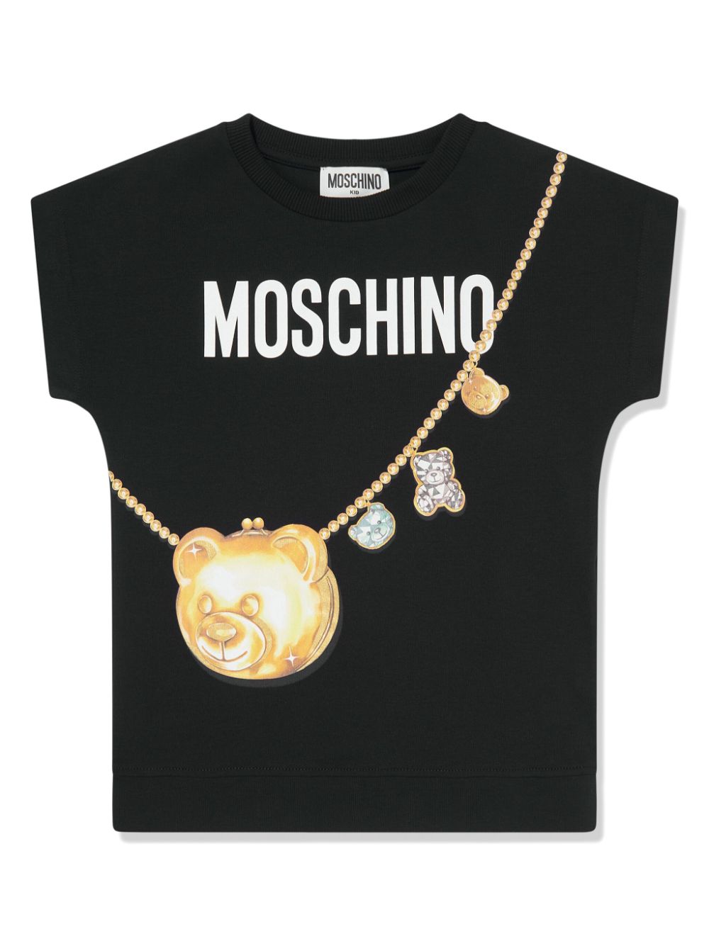 Moschino Kids T-Shirt mit grafischem Print - Schwarz von Moschino Kids