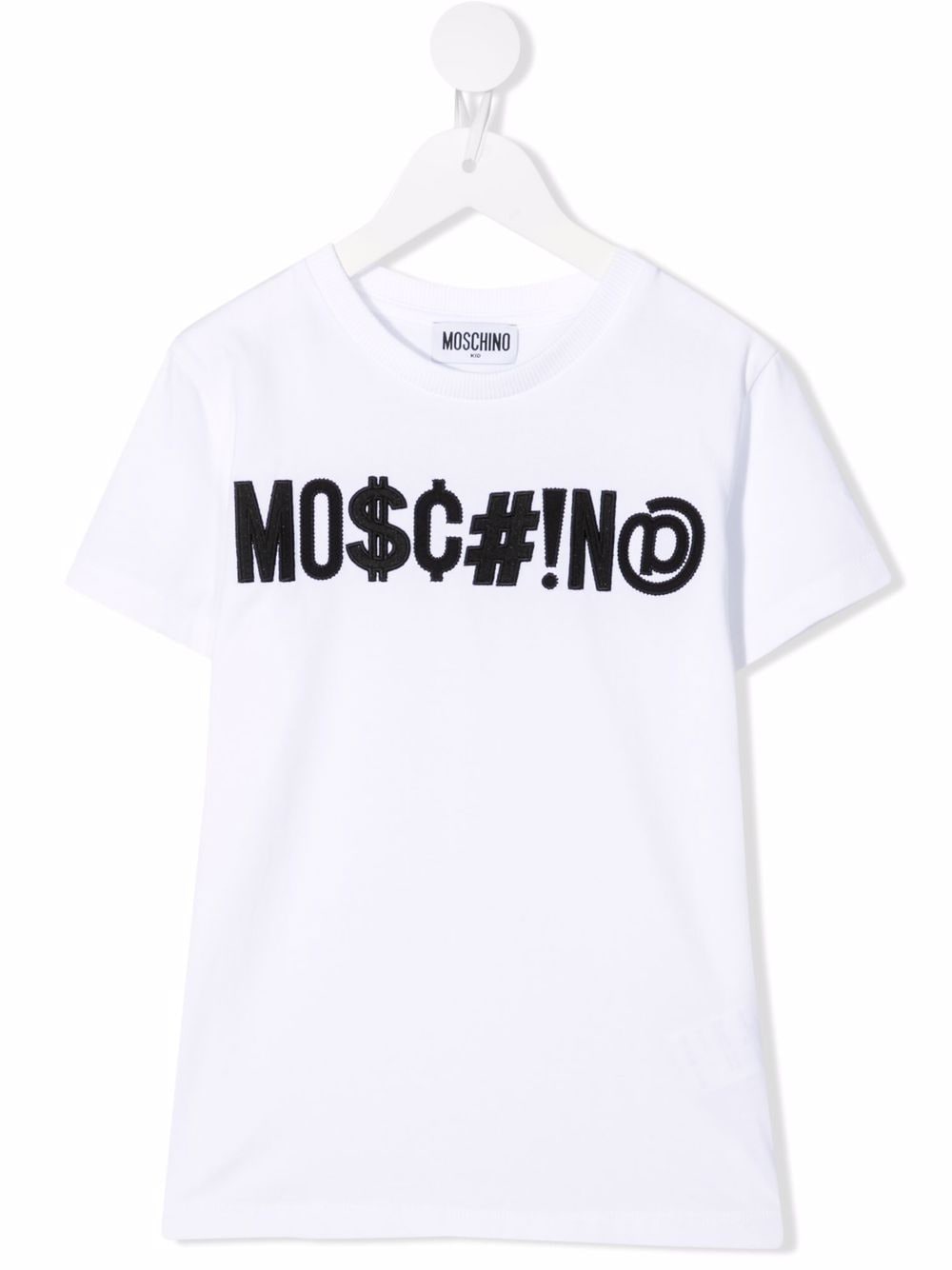 Moschino Kids T-Shirt mit rundem Ausschnitt - Weiß von Moschino Kids