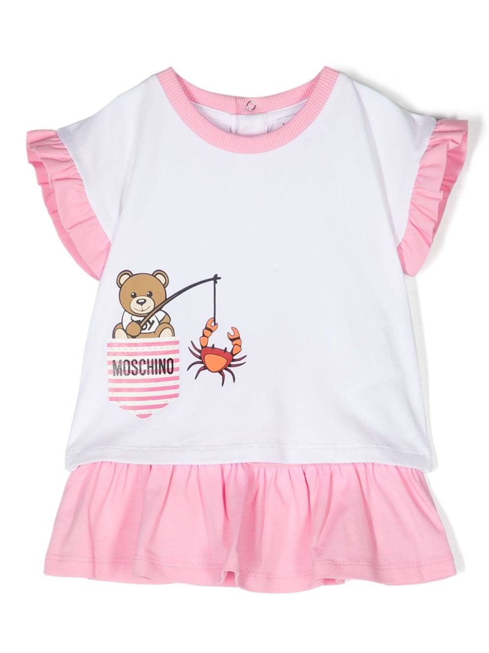 Moschino Kids Teddy Bear Set aus T-Shirt und Rock - Weiß von Moschino Kids