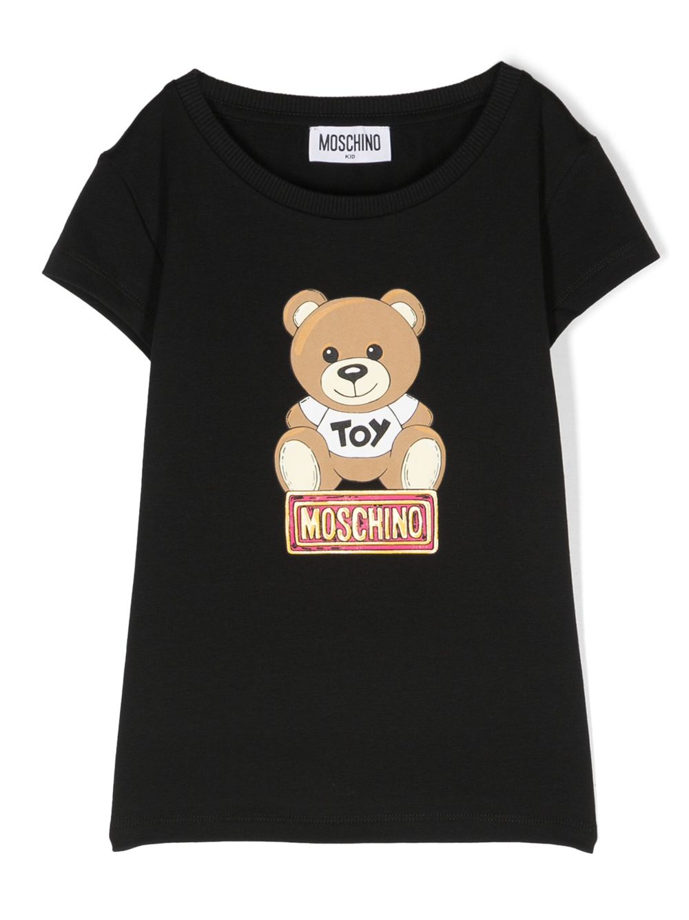 Moschino Kids T-Shirt mit Teddy - Schwarz von Moschino Kids