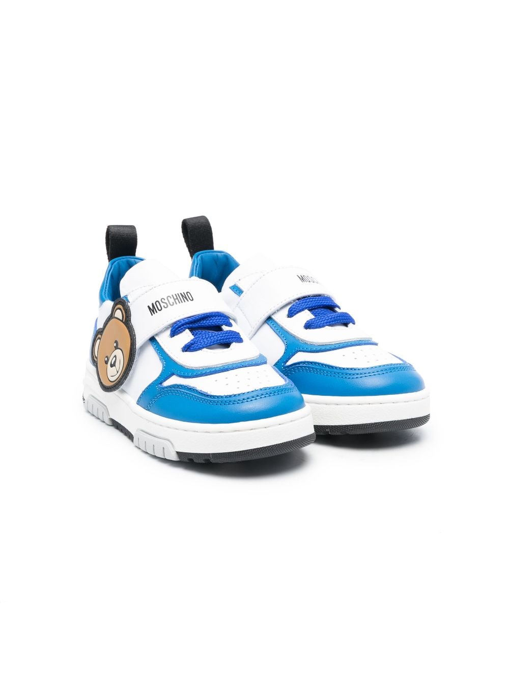 Moschino Kids Sneakers mit Teddy - Blau von Moschino Kids