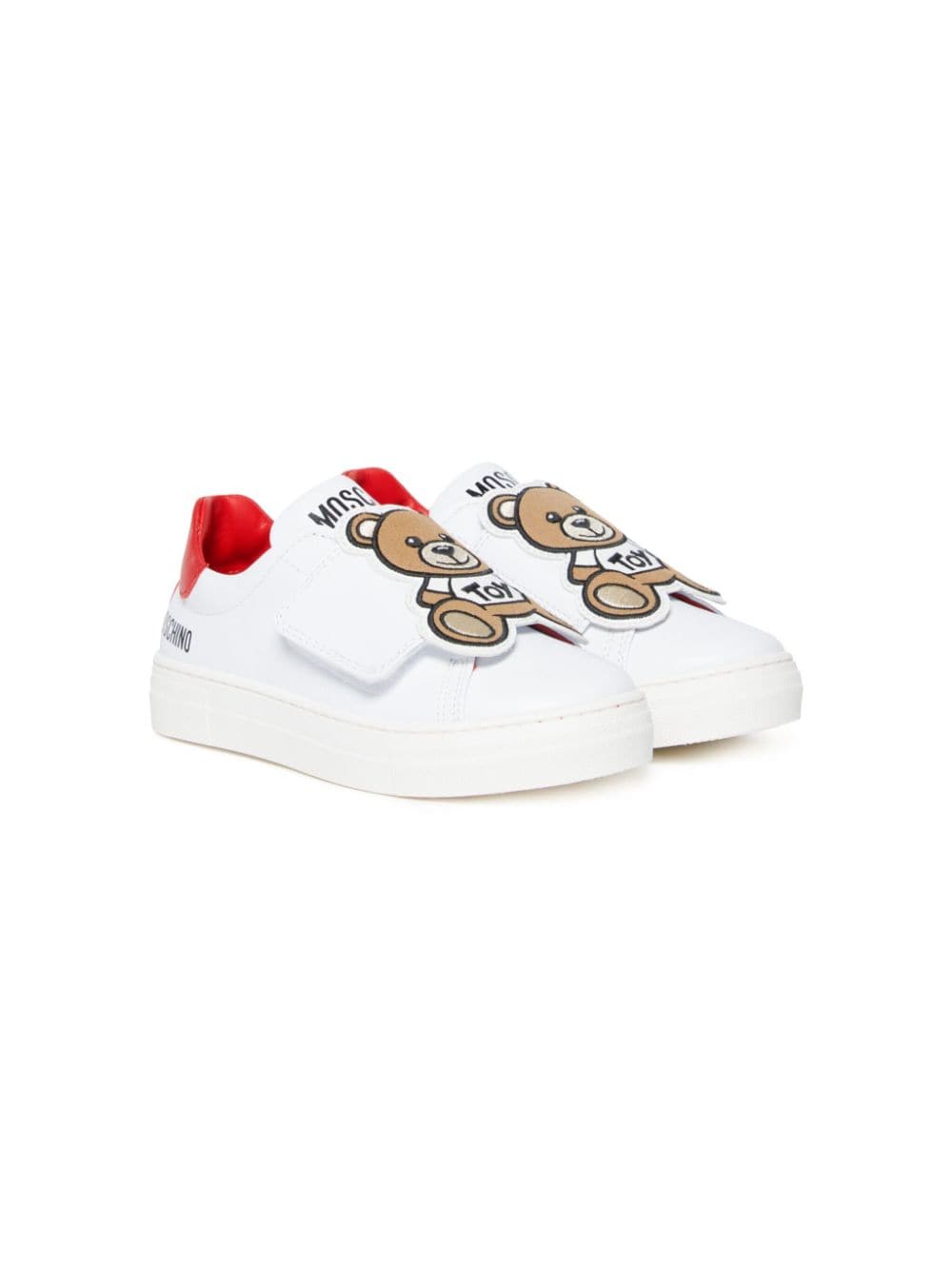 Moschino Kids Sneakers mit Teddy - Weiß von Moschino Kids