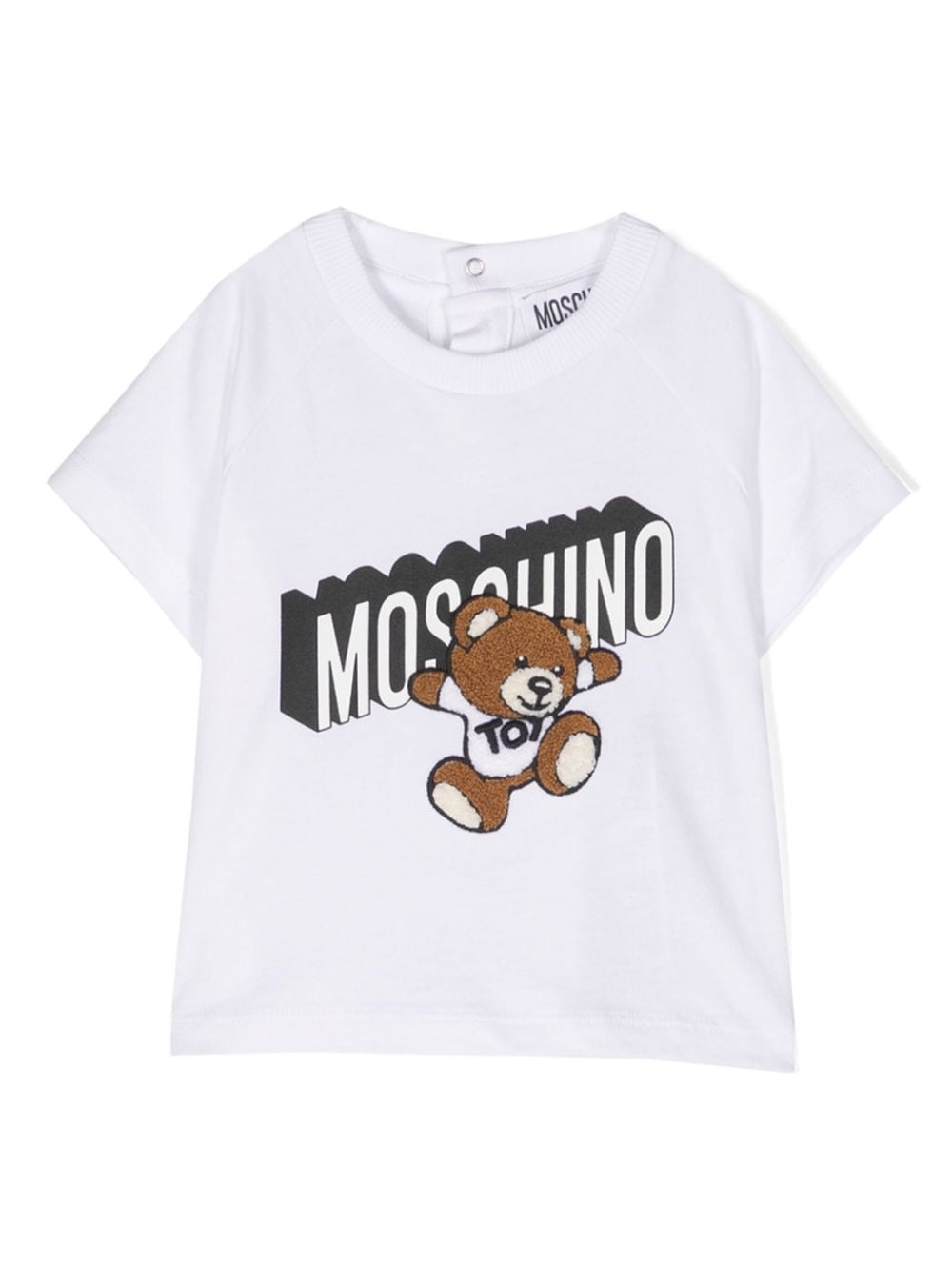 Moschino Kids T-Shirt mit Teddy-Print - Weiß von Moschino Kids