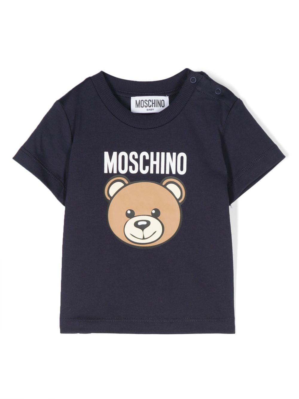 Moschino Kids T-Shirt mit Teddy-Motiv - Blau von Moschino Kids