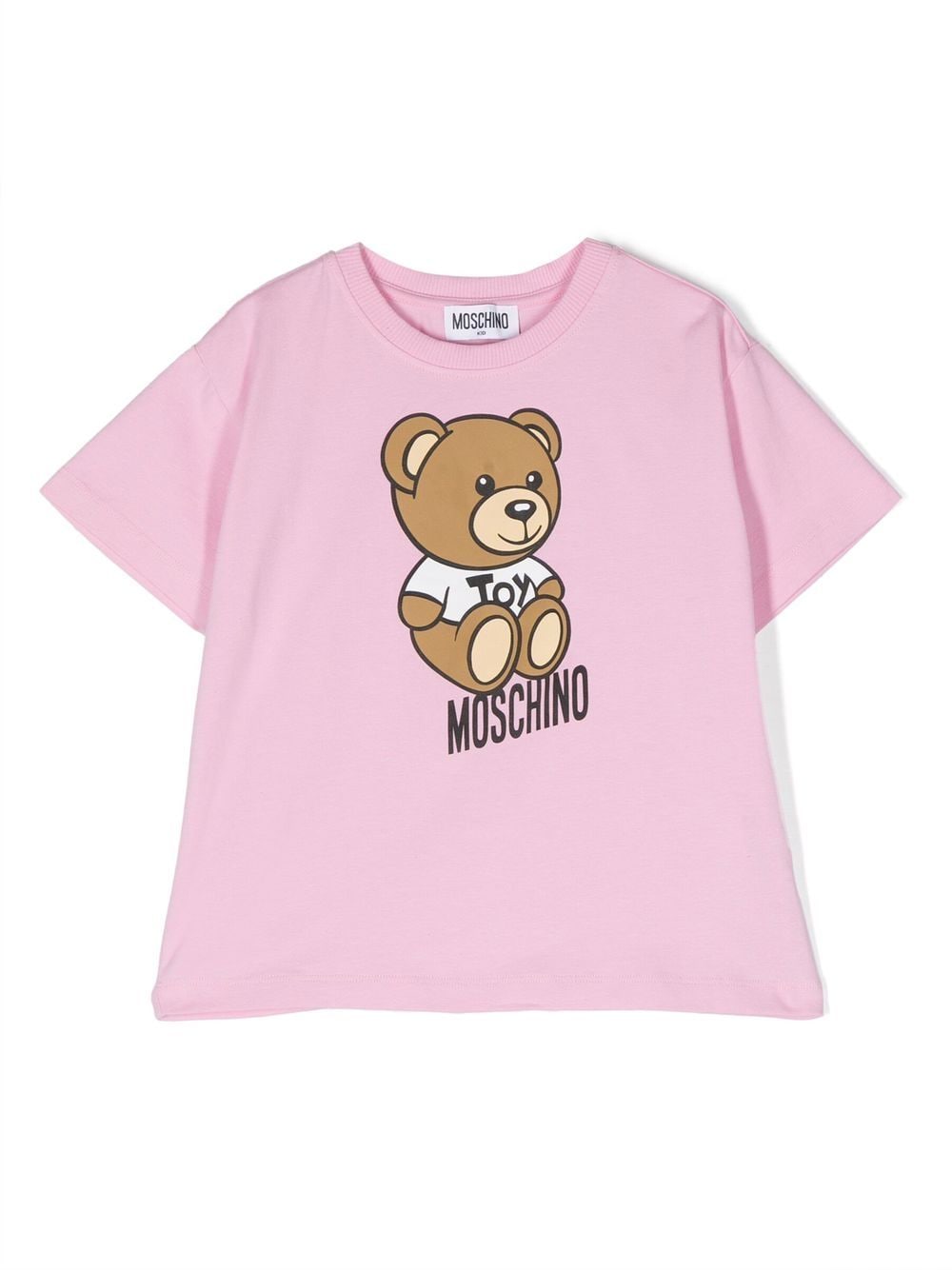 Moschino Kids T-Shirt mit Teddy-Motiv - Rosa von Moschino Kids