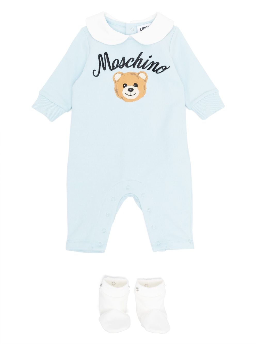 Moschino Kids Strampler-Set mit Teddy - Blau von Moschino Kids