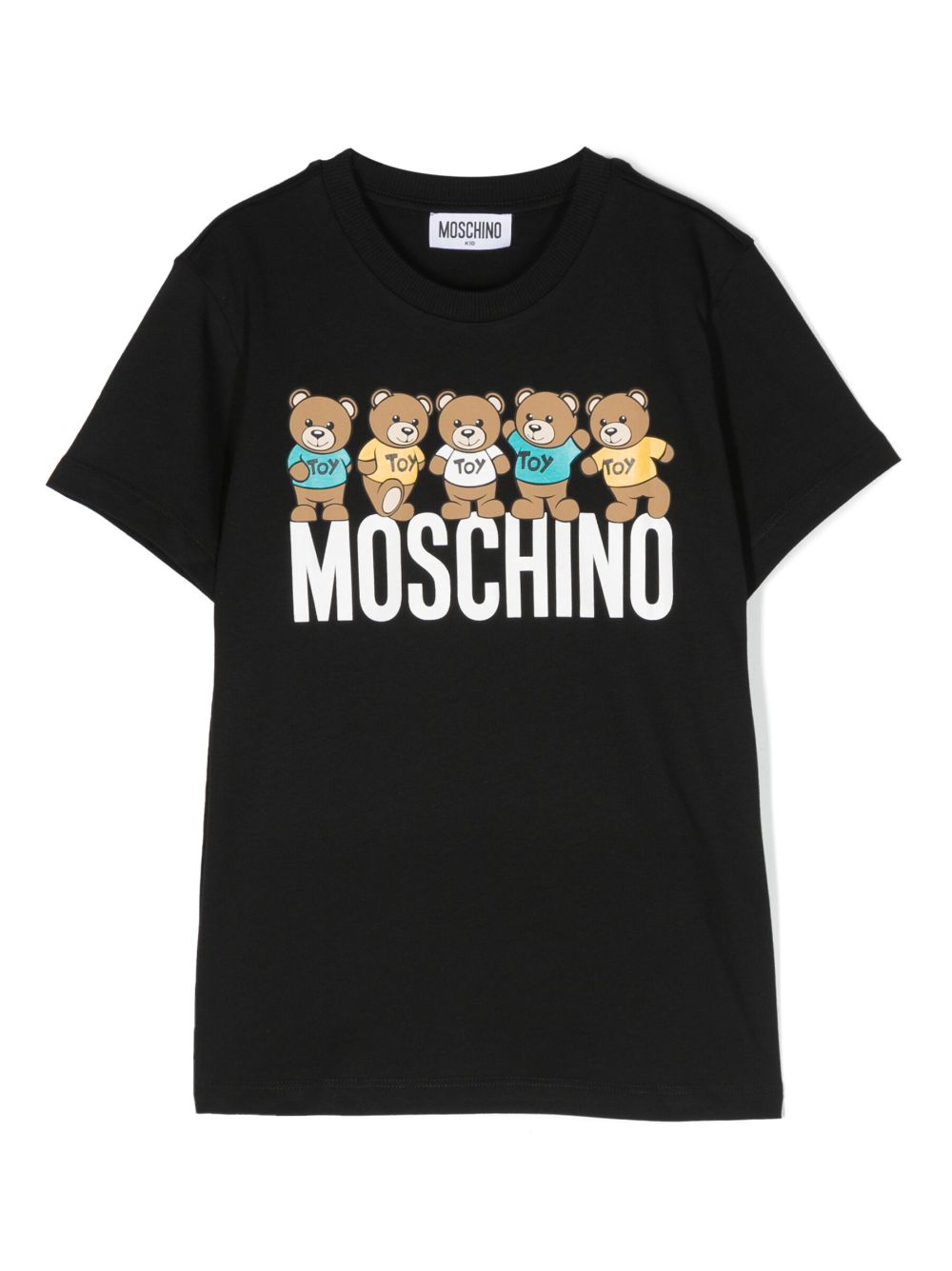 Moschino Kids T-Shirt mit Teddy-Motiv - Schwarz von Moschino Kids