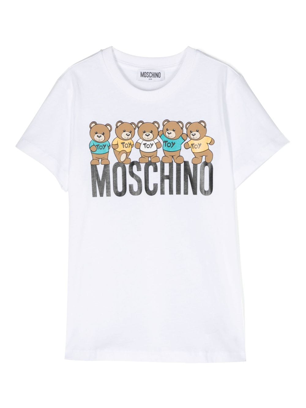 Moschino Kids T-Shirt mit Teddy-Motiv - Weiß von Moschino Kids