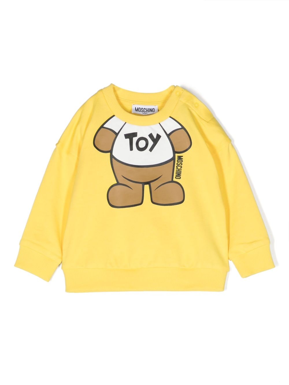 Moschino Kids Sweatshirt mit Teddy-Motiv - Gelb von Moschino Kids