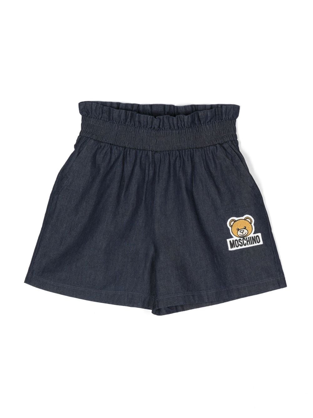 Moschino Kids Shorts mit Teddy-Motiv - Blau von Moschino Kids