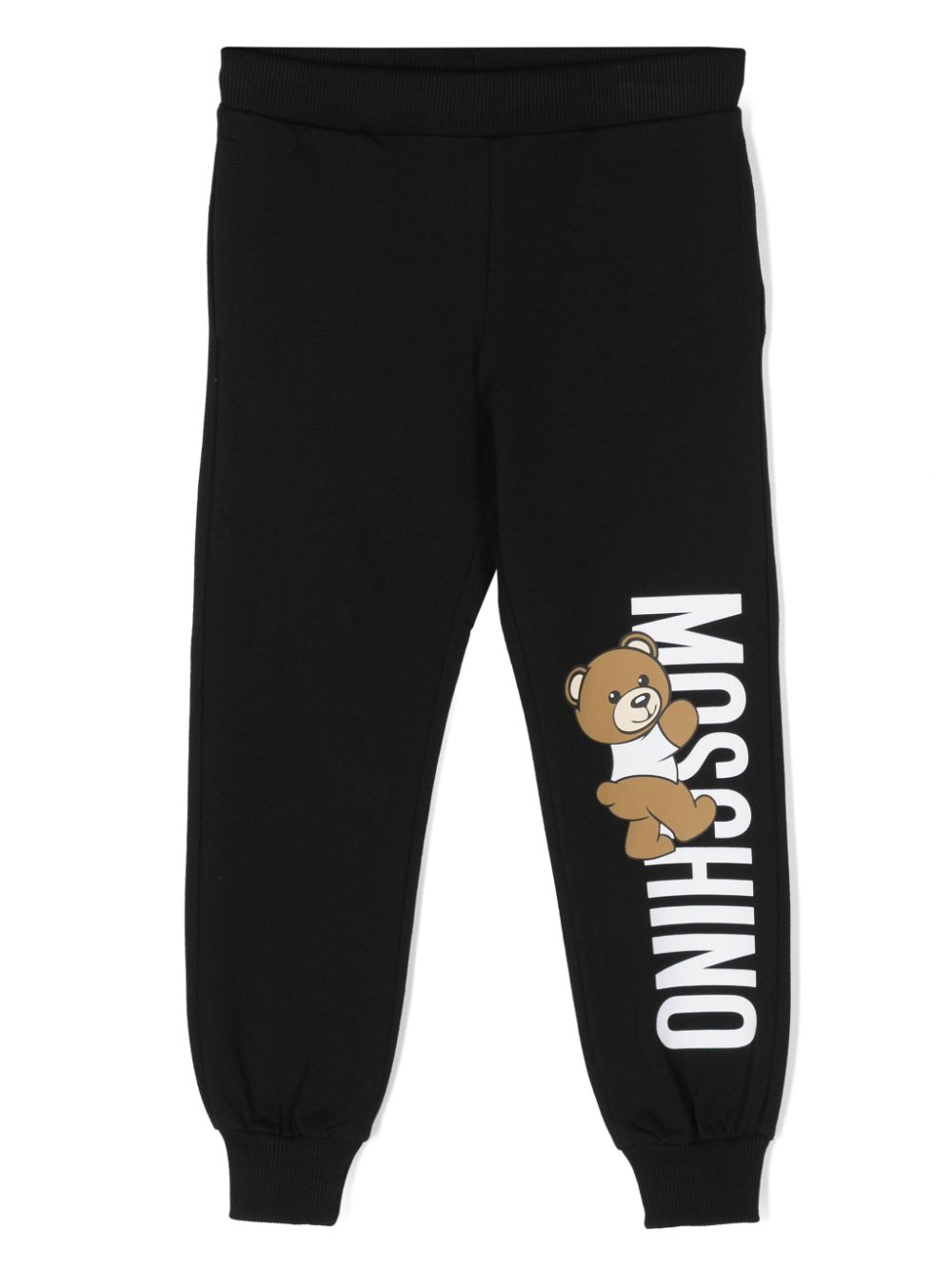 Moschino Kids Jogginghose mit Teddy-Motiv - Schwarz von Moschino Kids