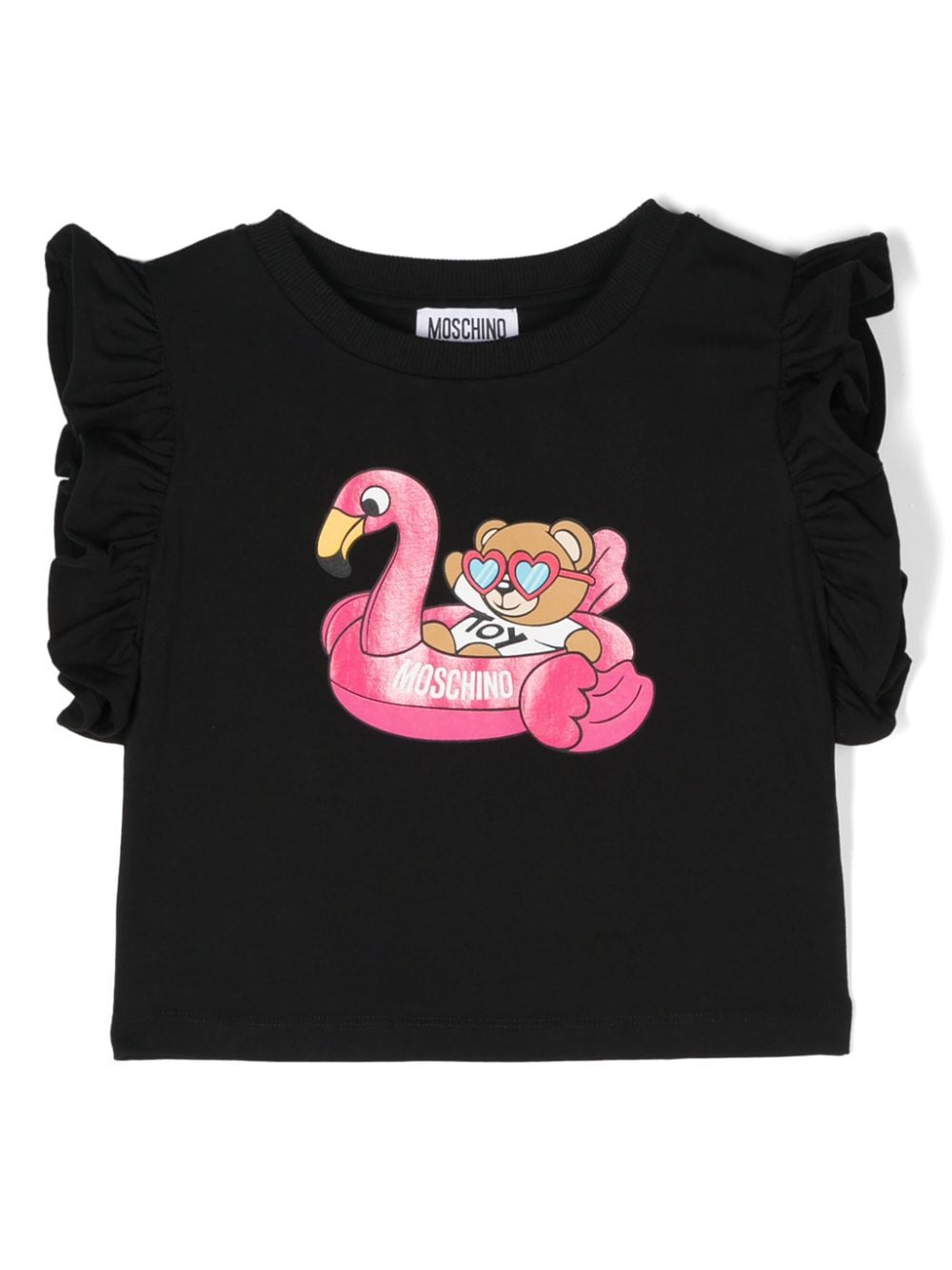 Moschino Kids T-Shirt mit Teddy-Print - Schwarz von Moschino Kids