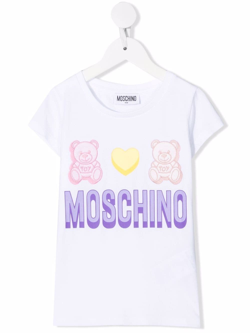 Moschino Kids T-Shirt mit Teddy-Print - Weiß von Moschino Kids