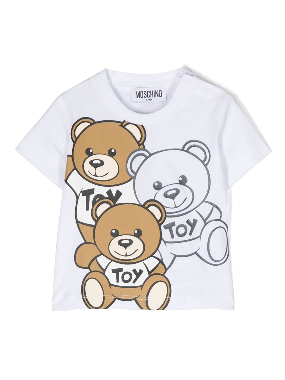 Moschino Kids T-Shirt mit Teddy-Print - Weiß von Moschino Kids