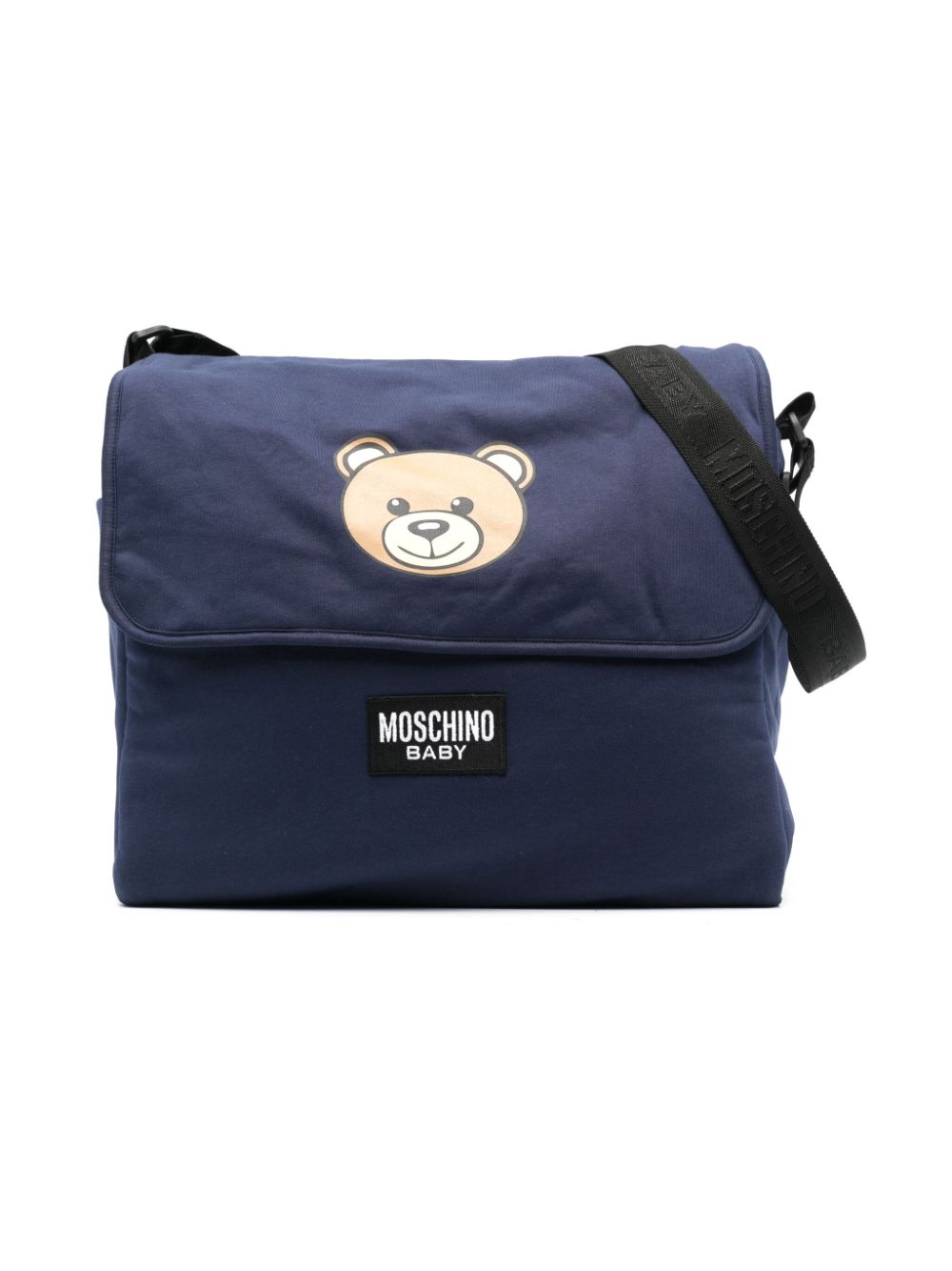 Moschino Kids Wickeltasche mit Teddy-Print - Blau von Moschino Kids