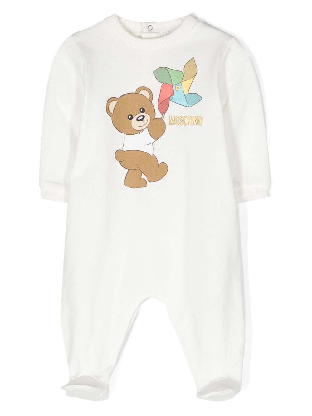 Moschino Kids Pyjama mit Teddy-Print - Weiß von Moschino Kids