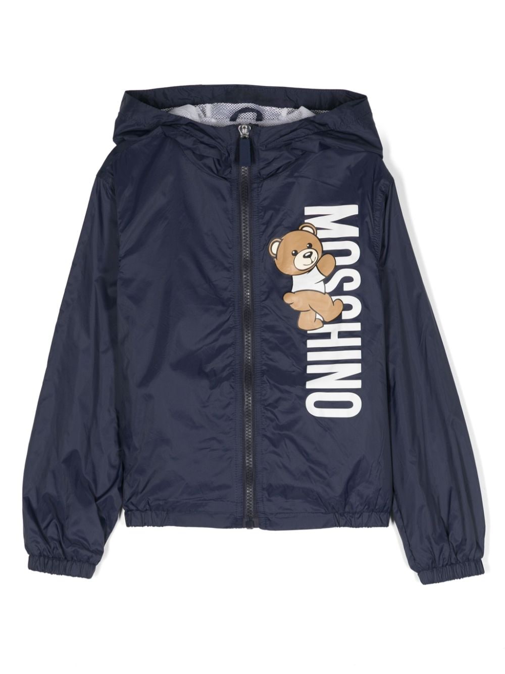 Moschino Kids Regenjacke mit Teddy-Print - Blau von Moschino Kids