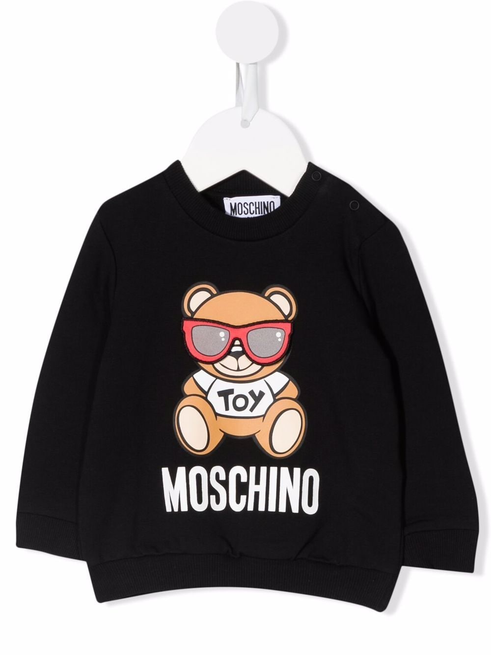 Moschino Kids Sweatshirt mit Teddy-Print - Schwarz von Moschino Kids