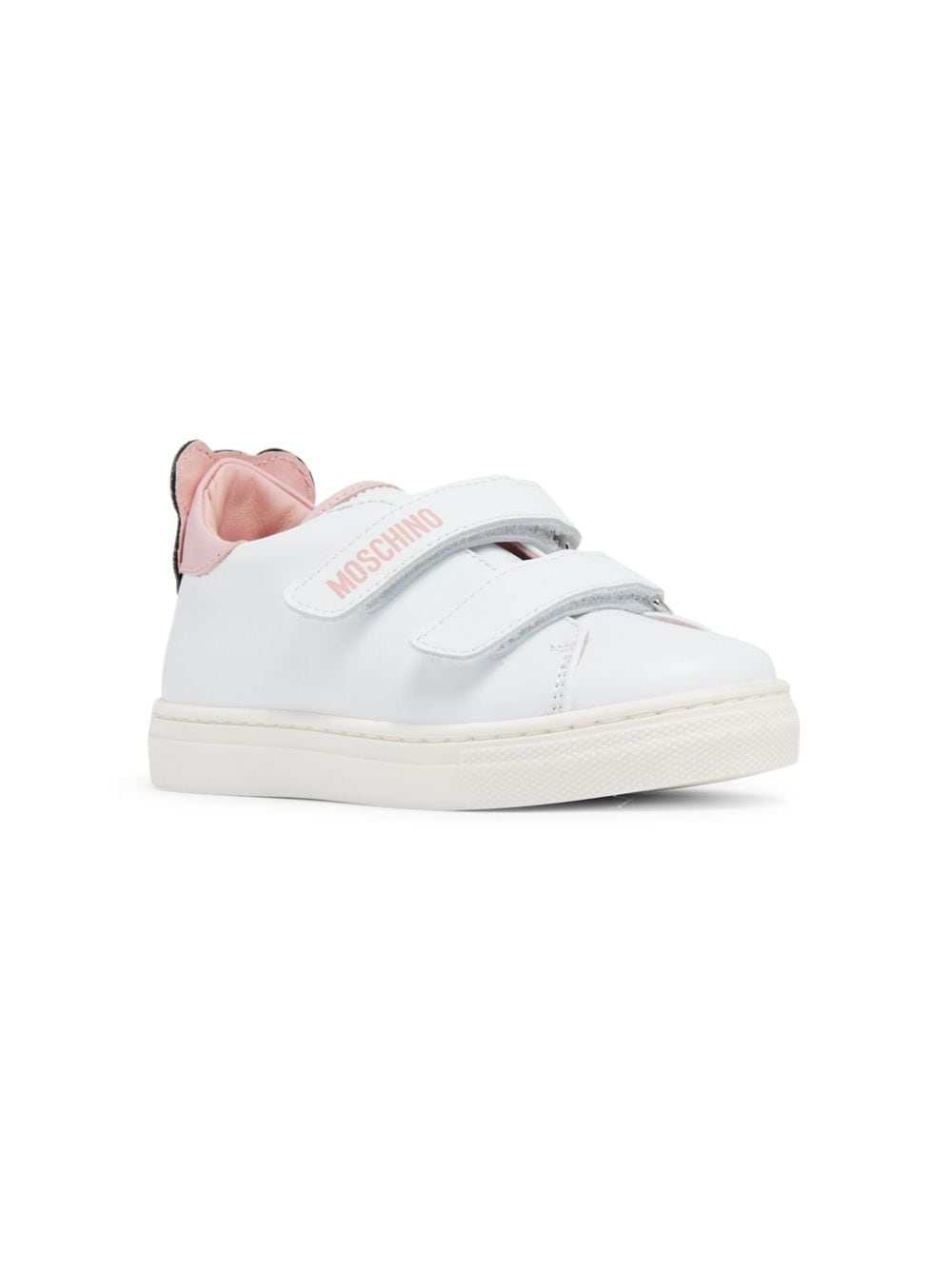 Moschino Kids Sneakers mit Klettverschluss - Weiß von Moschino Kids