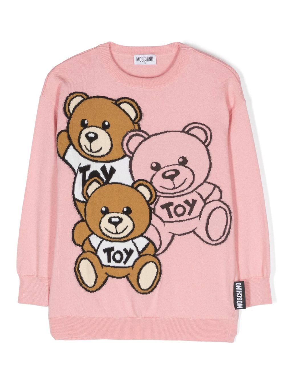 Moschino Kids Pullover mit Teddy-Print - Rosa von Moschino Kids