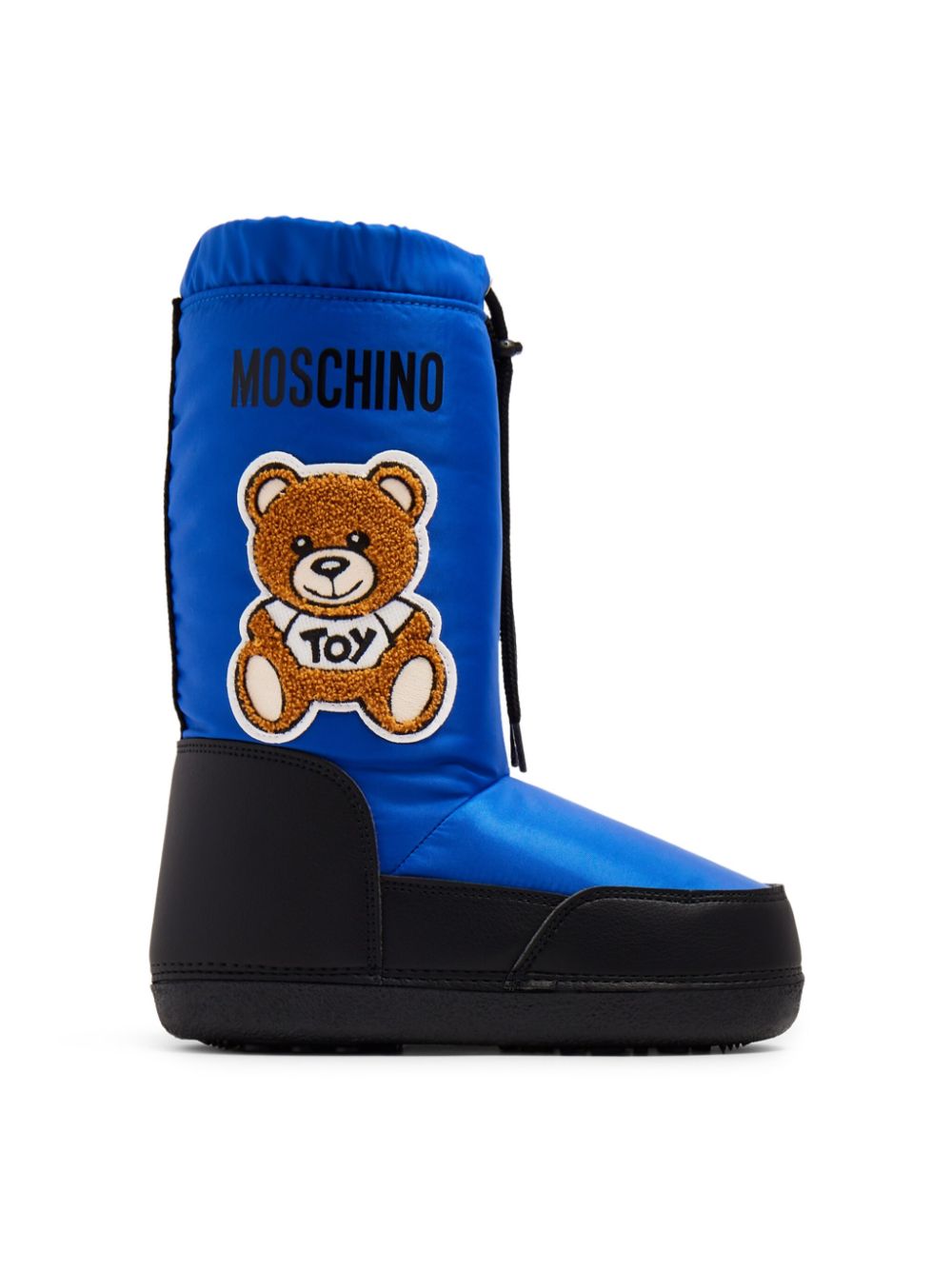 Moschino Kids Schneestiefel mit Teddy - Blau von Moschino Kids