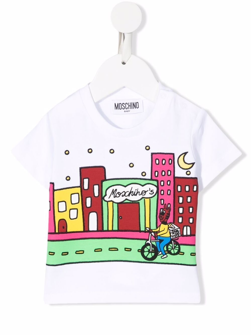 Moschino Kids T-Shirt mit grafischem Print - Weiß von Moschino Kids