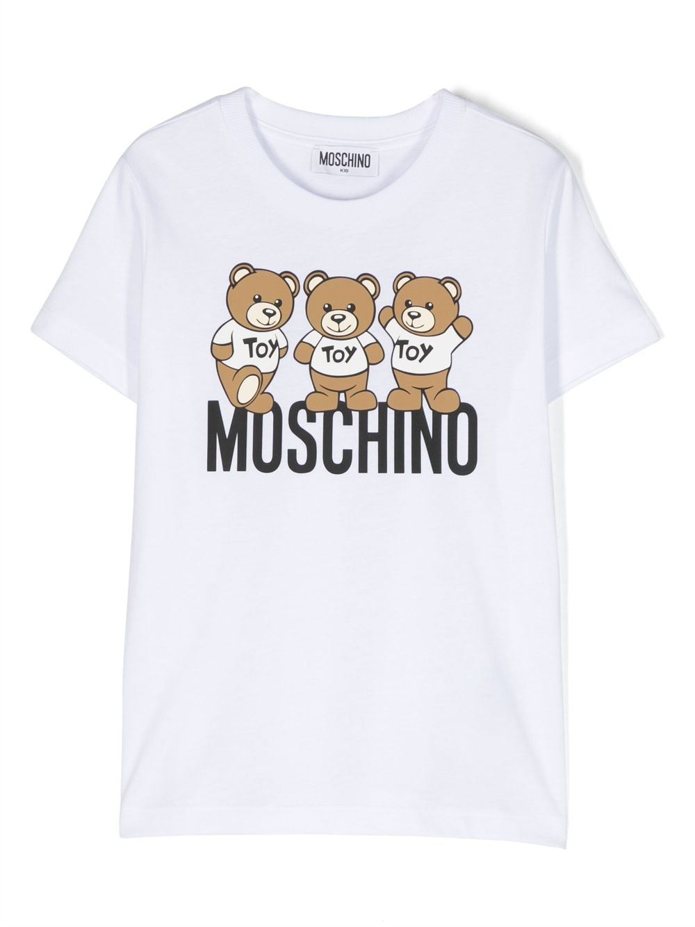 Moschino Kids T-Shirt mit Logo-Print - Weiß von Moschino Kids