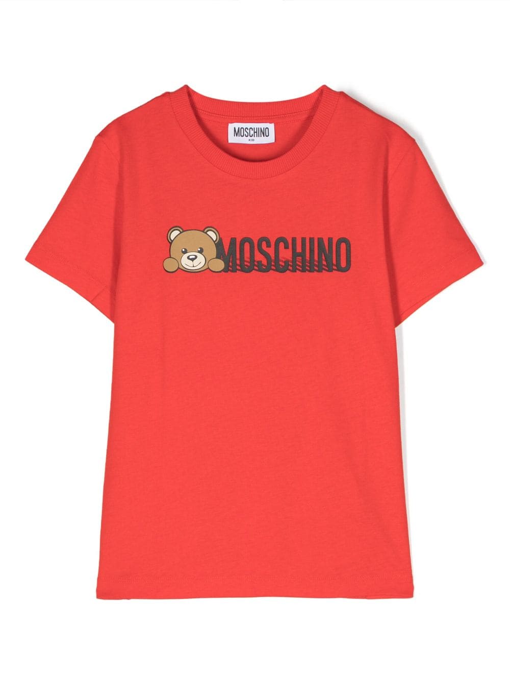 Moschino Kids T-Shirt mit Logo-Print - Rot von Moschino Kids