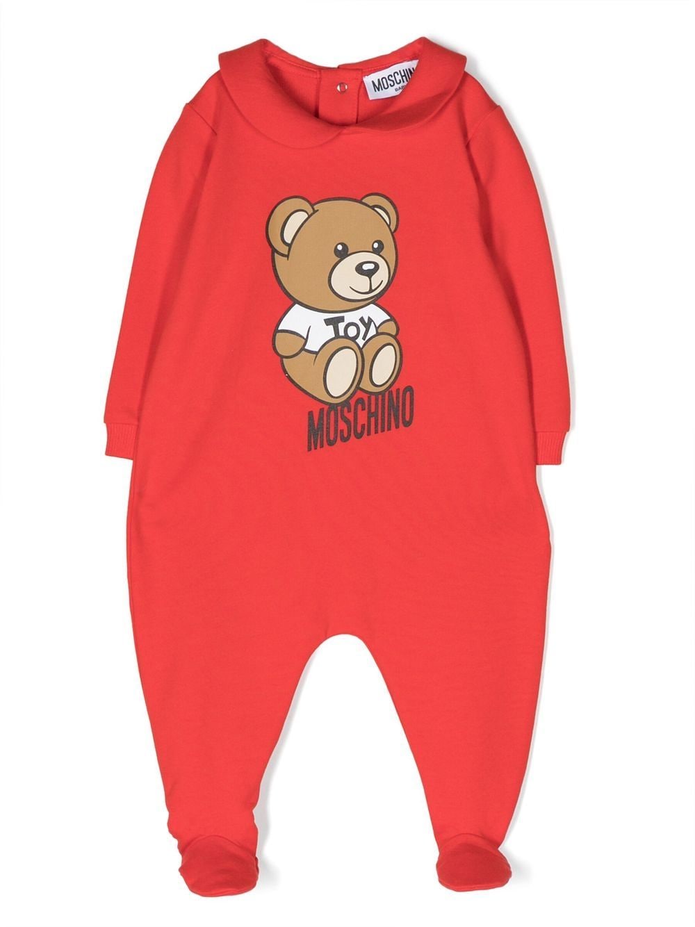 Moschino Kids Pyjama mit Logo-Print - Rot von Moschino Kids