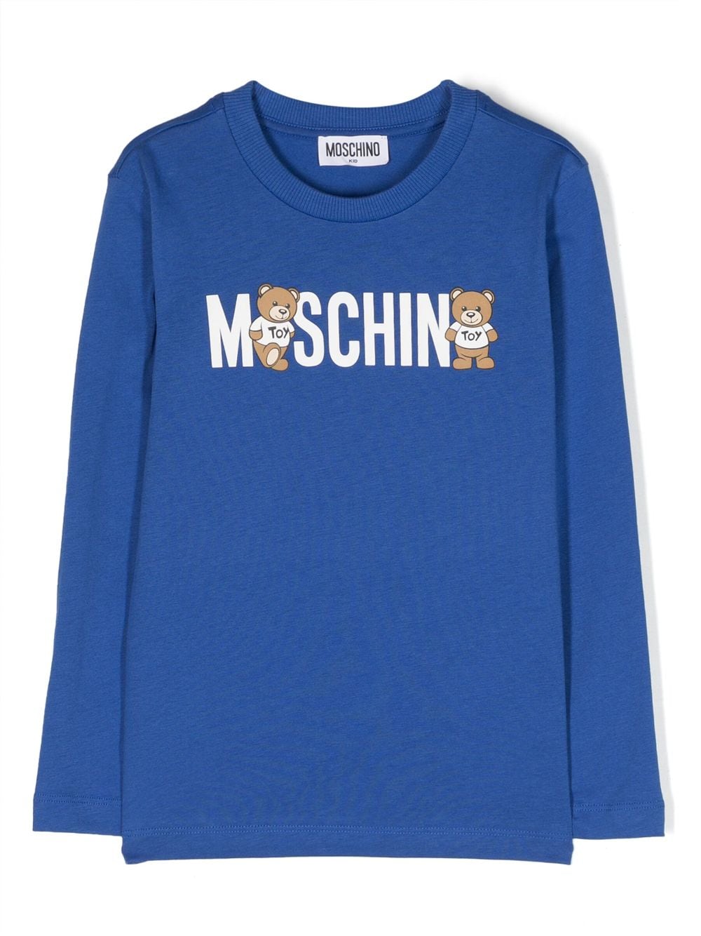 Moschino Kids Sweatshirt mit Logo-Print - Blau von Moschino Kids