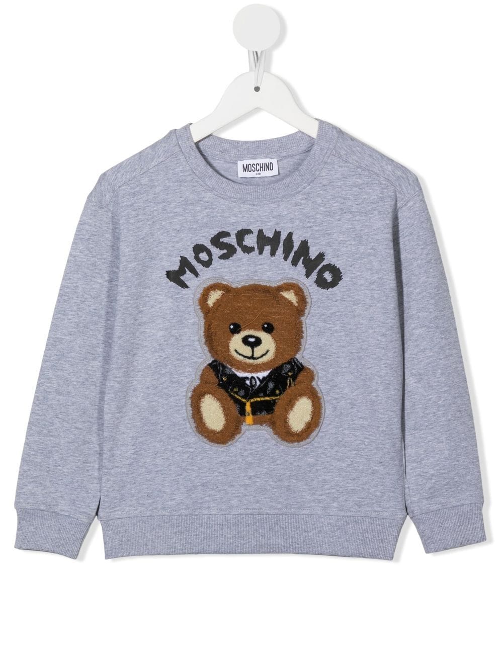 Moschino Kids Sweatshirt mit Logo-Print - Grau von Moschino Kids