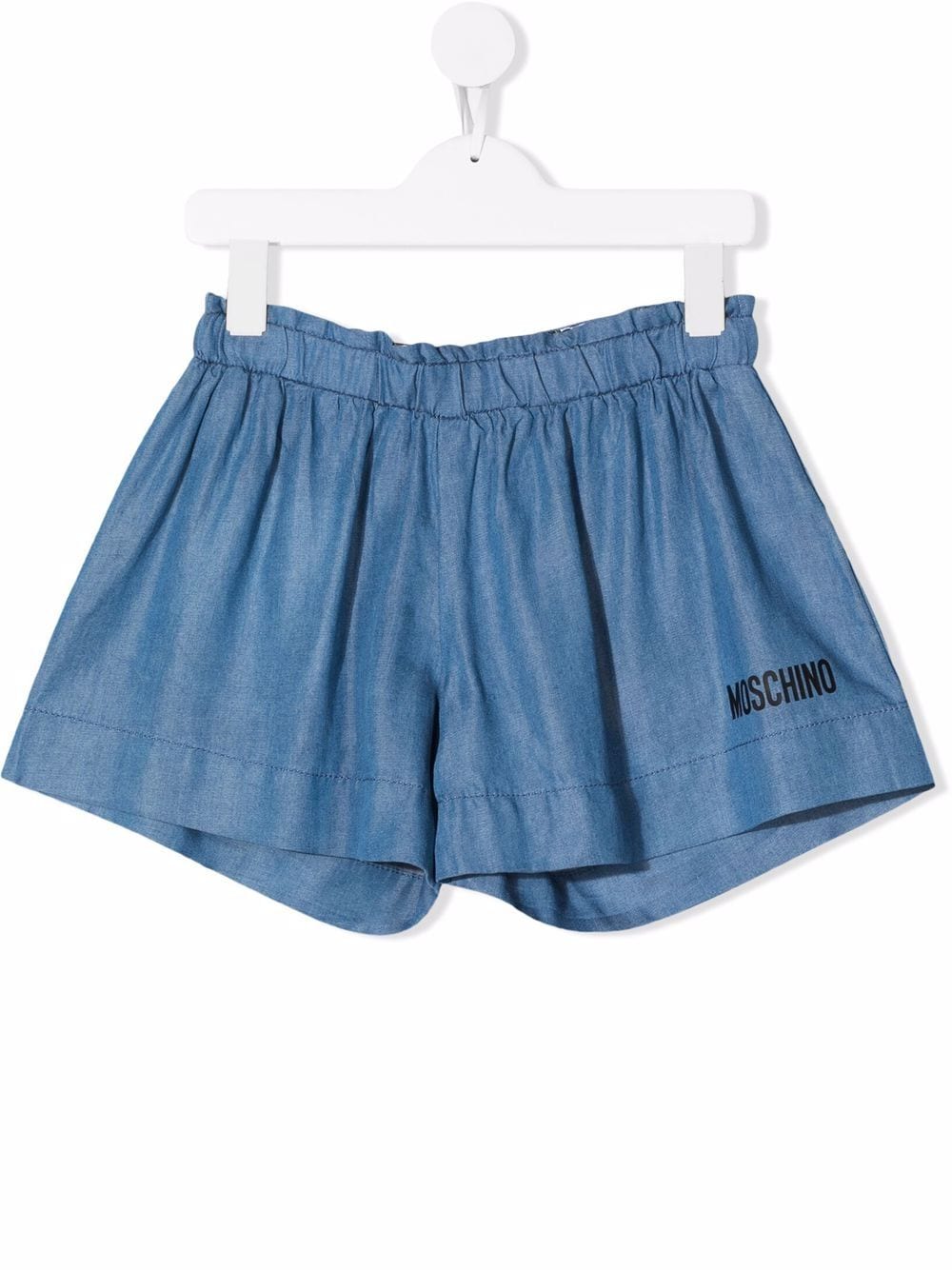 Moschino Kids Shorts mit Logo-Print - Blau von Moschino Kids