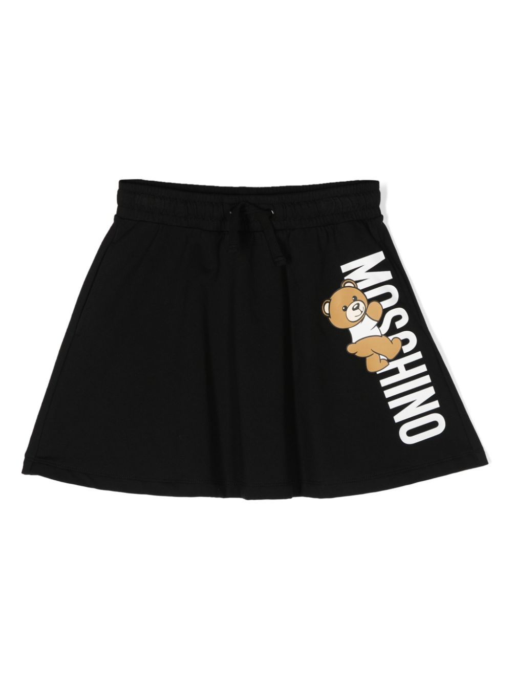 Moschino Kids Rock mit Kordelzug - Schwarz von Moschino Kids