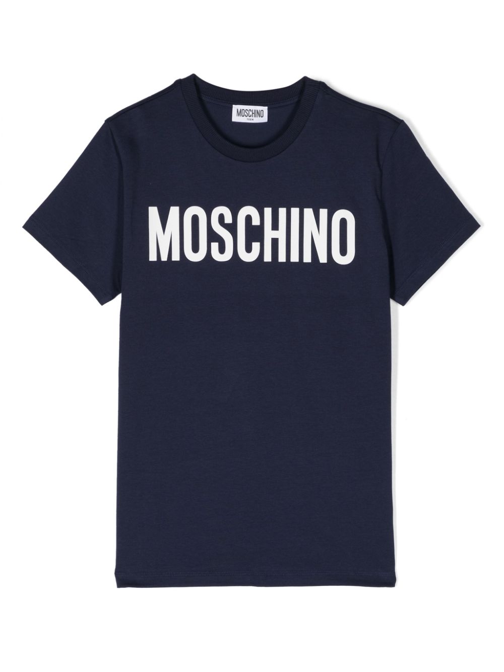 Moschino Kids T-Shirt mit Logo-Print - Blau von Moschino Kids