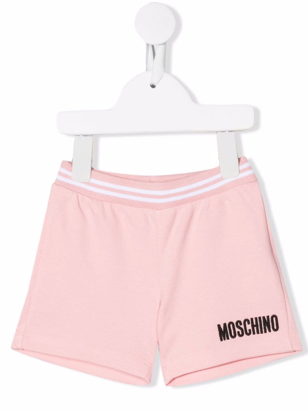 Moschino Kids Shorts mit Logo-Print - Rosa von Moschino Kids