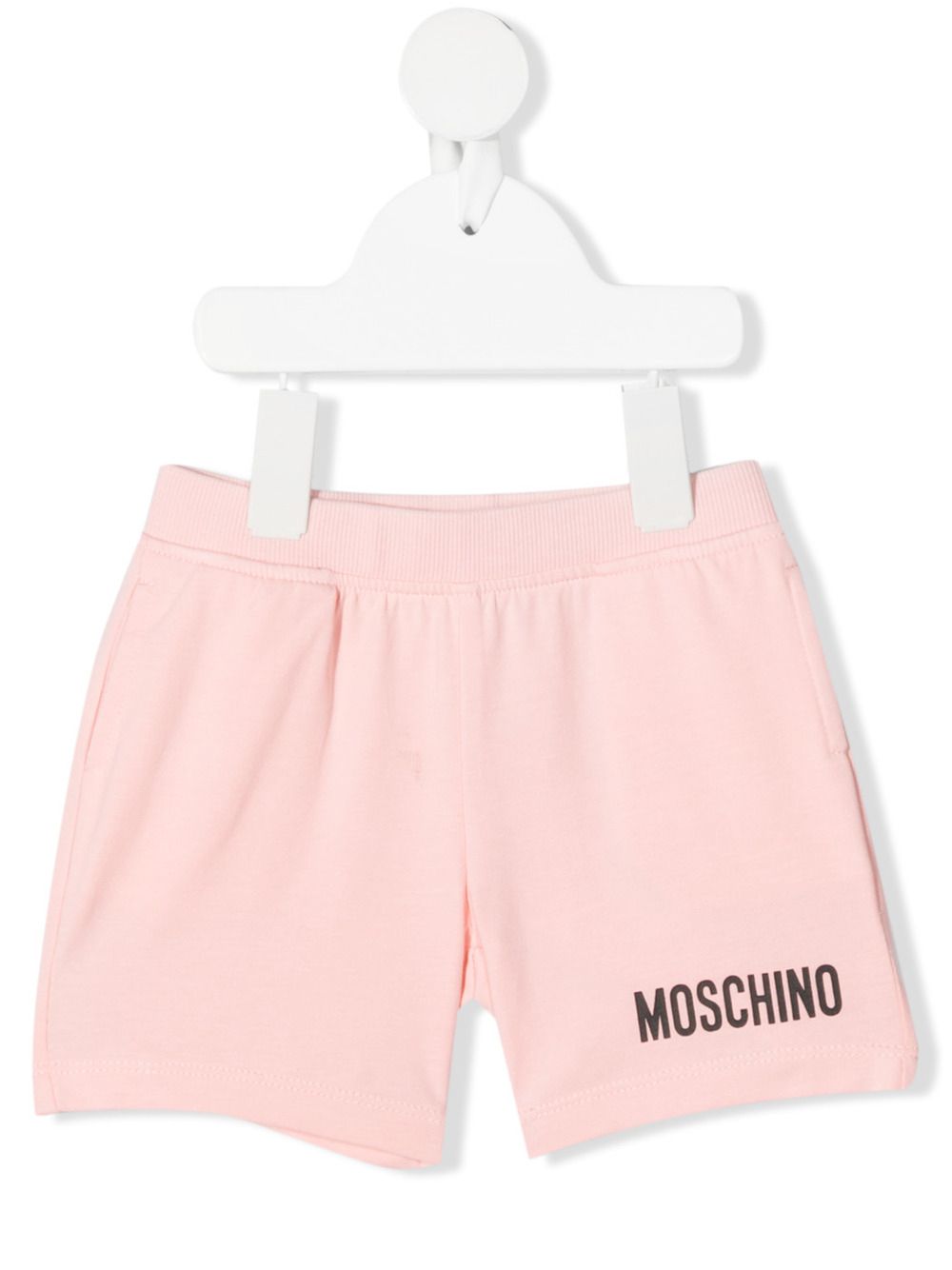 Moschino Kids Joggingshorts mit Logo-Print - Rosa von Moschino Kids